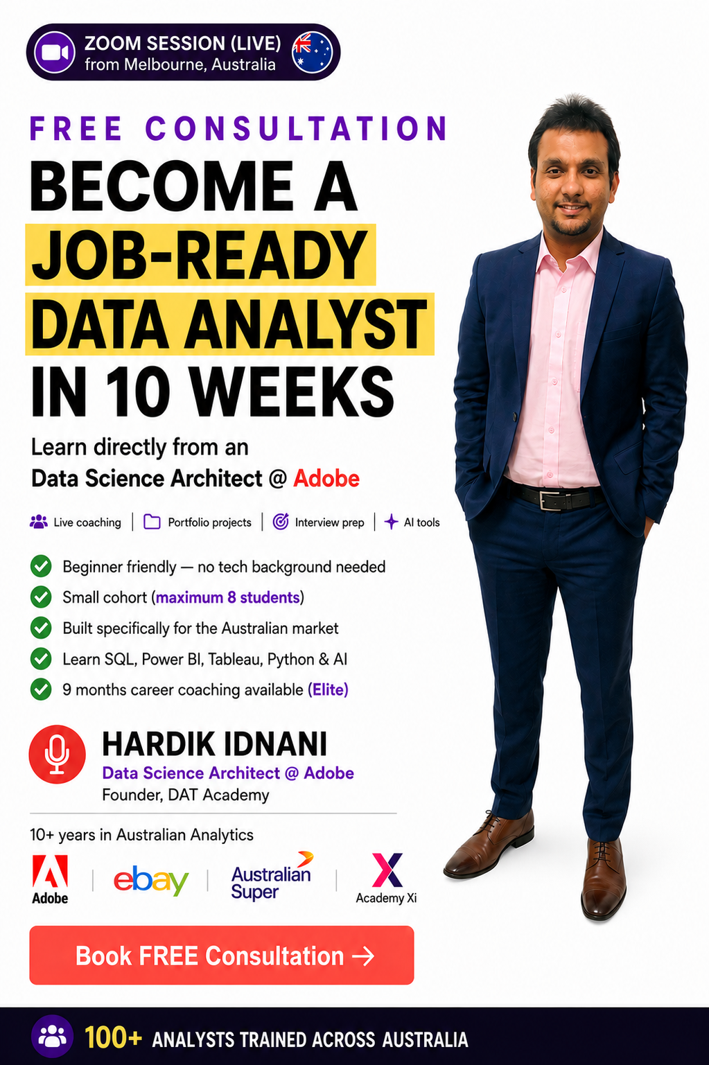 DATAcademy Facebook ad from Jun 13, 2026