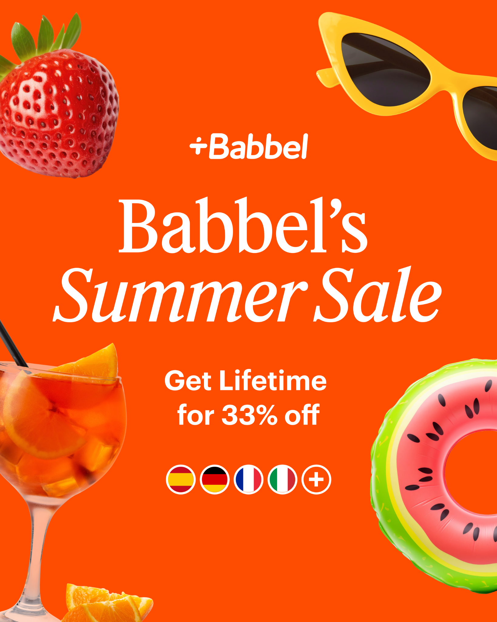 Babbel Facebook ad