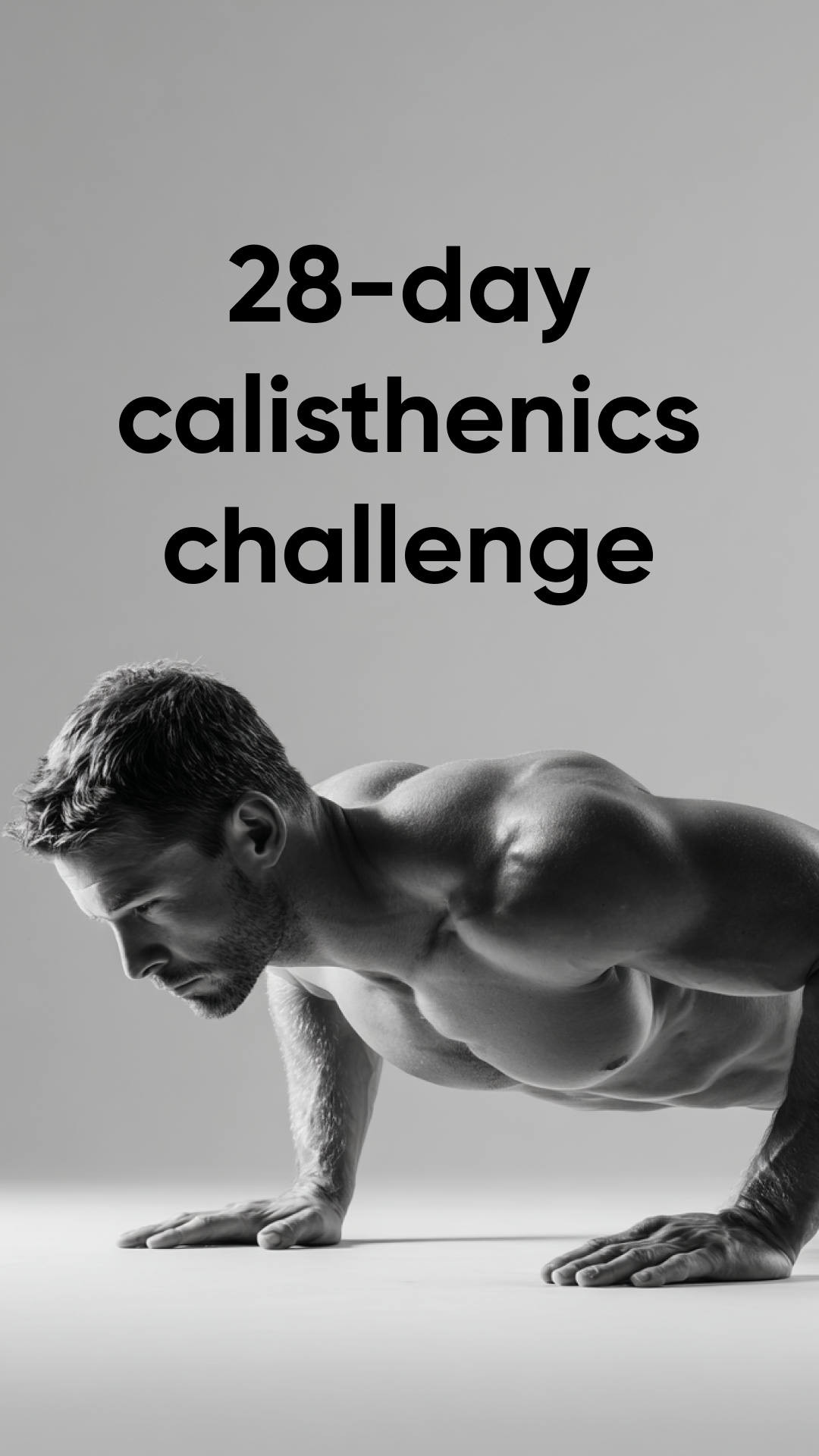 28 Day Challenge - Calisthenics Facebook ad