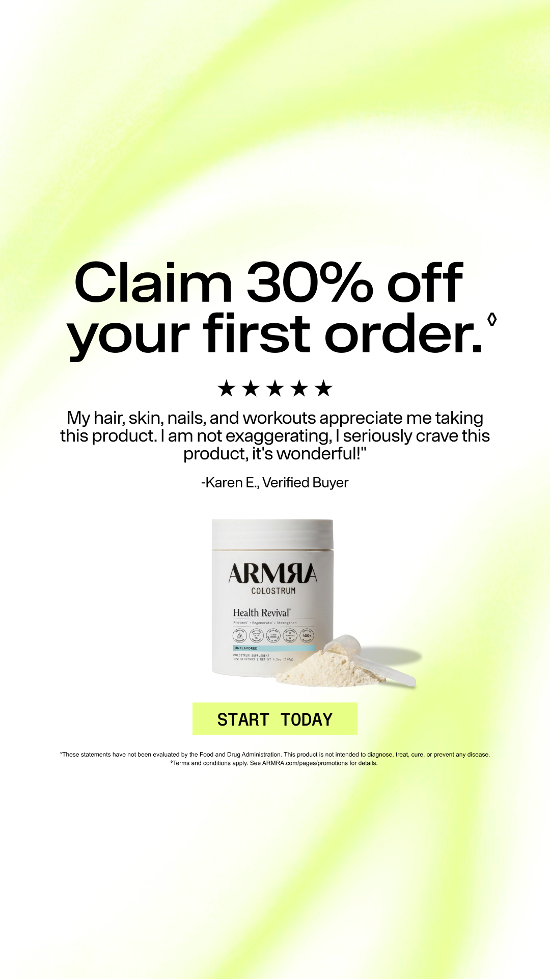 ARMRA Facebook ad