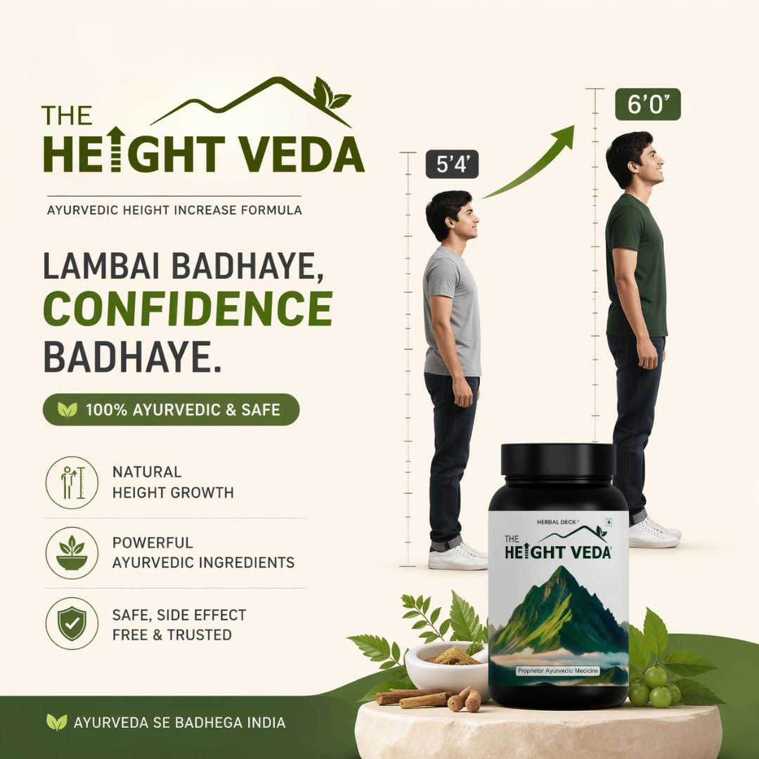 Herbal Height Veda Facebook ad: ₹1,899 OFF, Summer Growth Sale