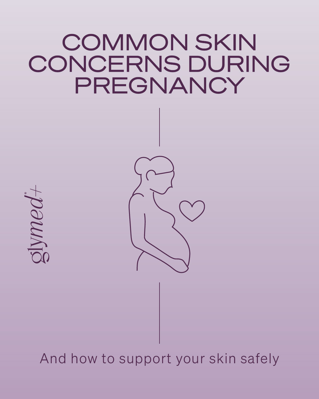 GlyMed Plus Skincare Facebook ad: Pregnancy changes everything-including your skin