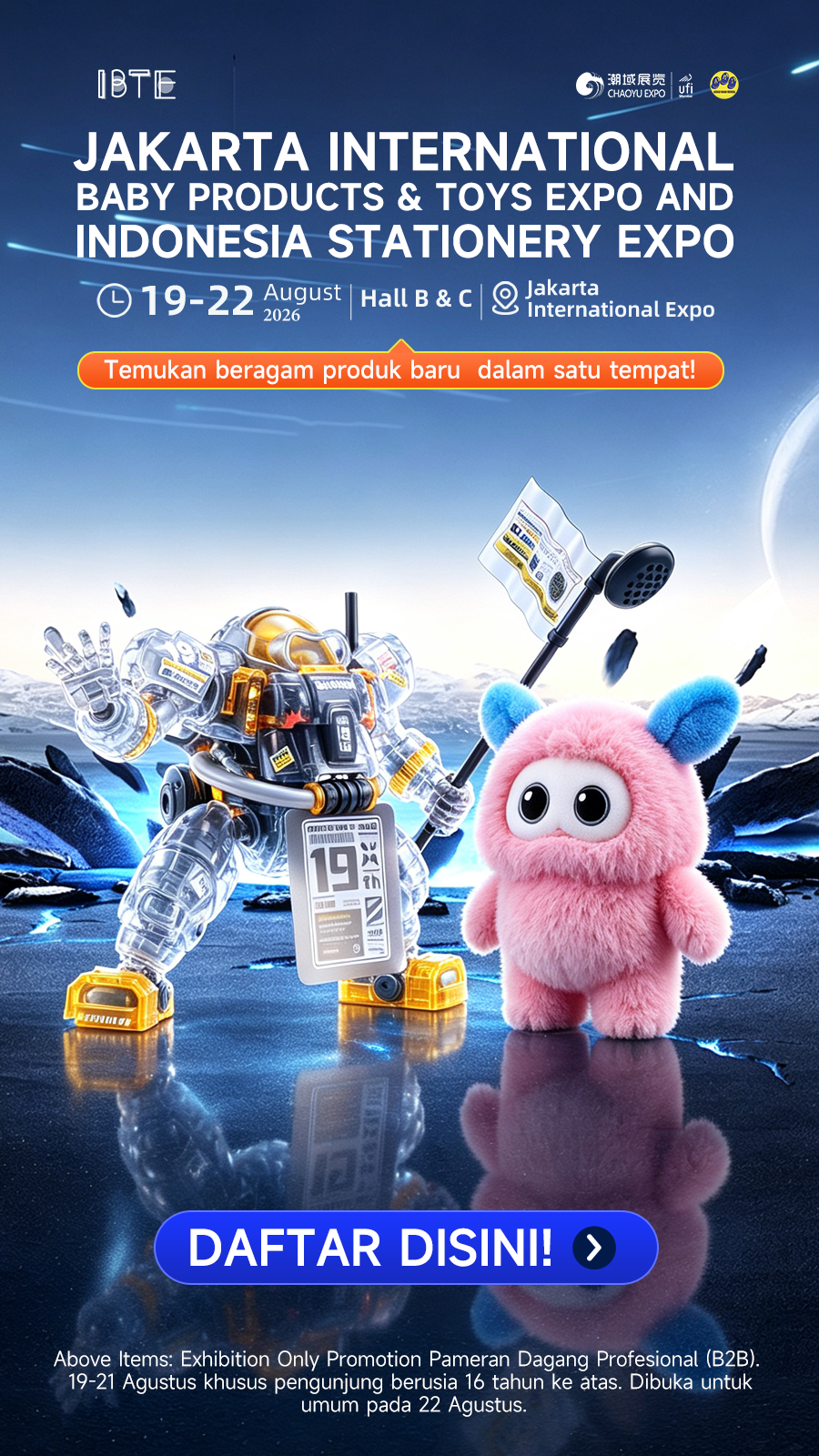 IBTE Indonesia Facebook ad from Jul 14, 2026