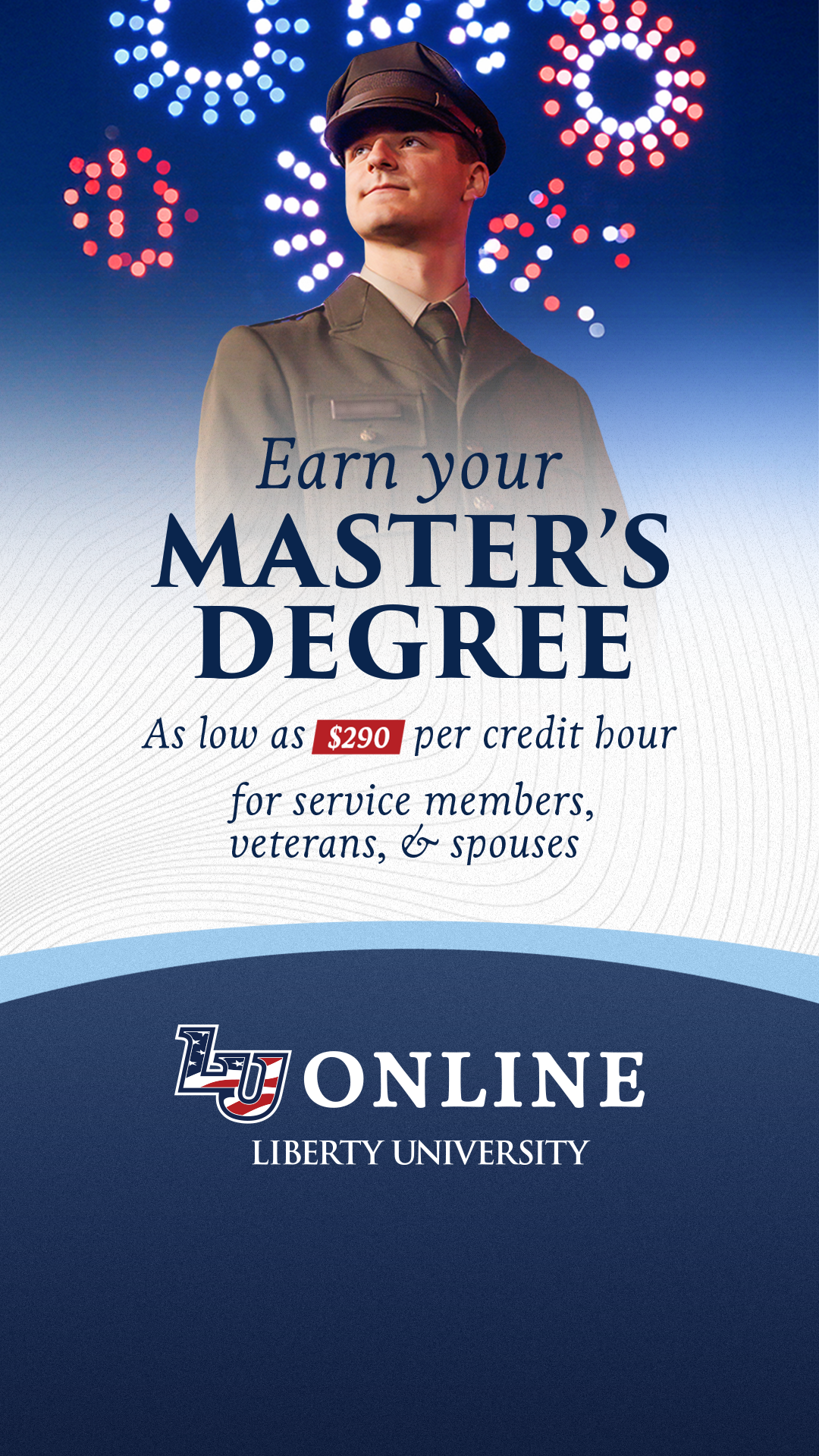 Liberty University Online Programs Facebook ad