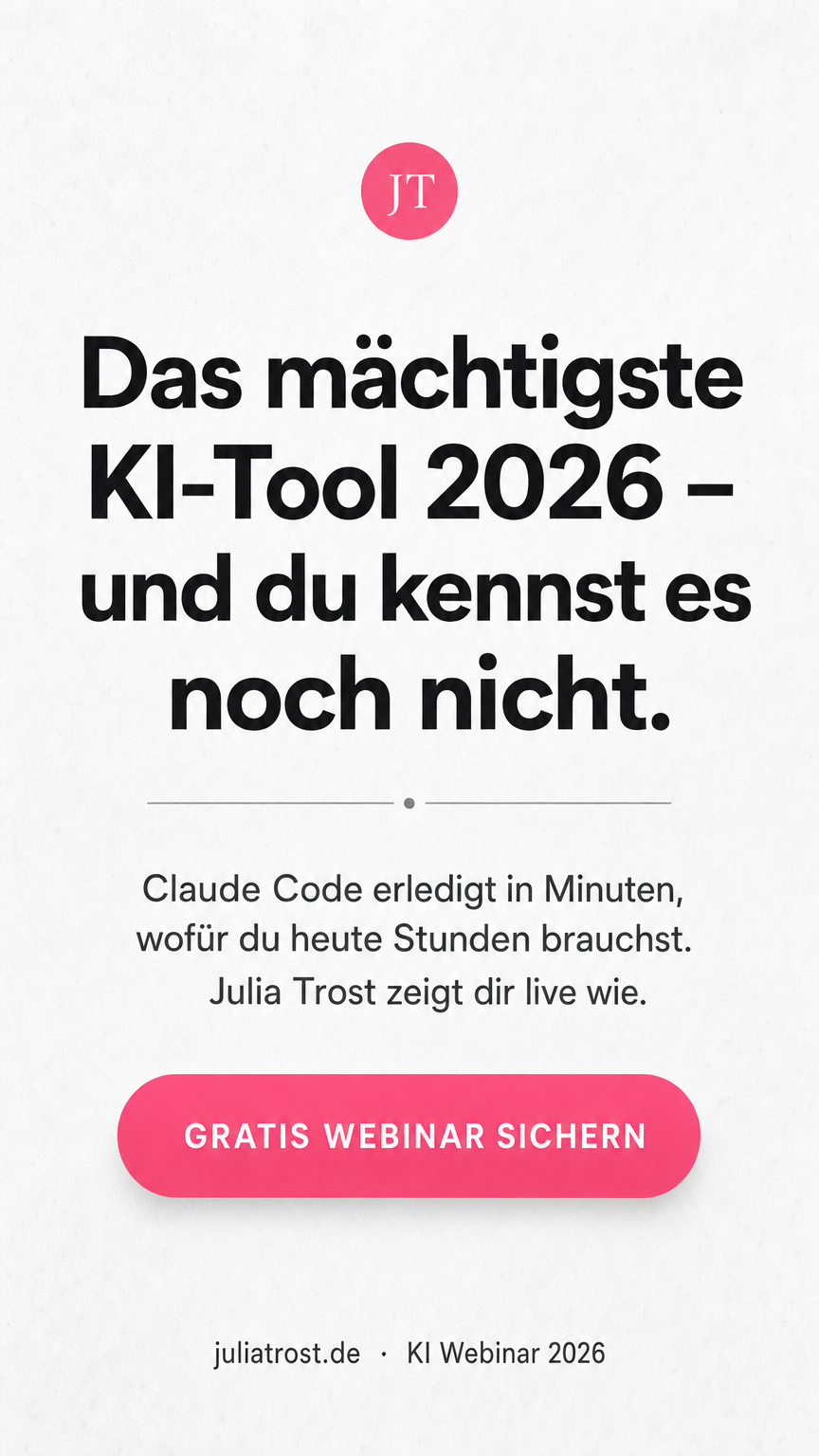 Julia Trost - Online Unternehmensaufbau Facebook ad