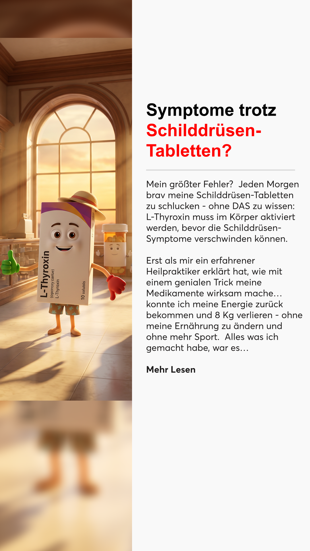 Mission Schilddrüse Facebook ad