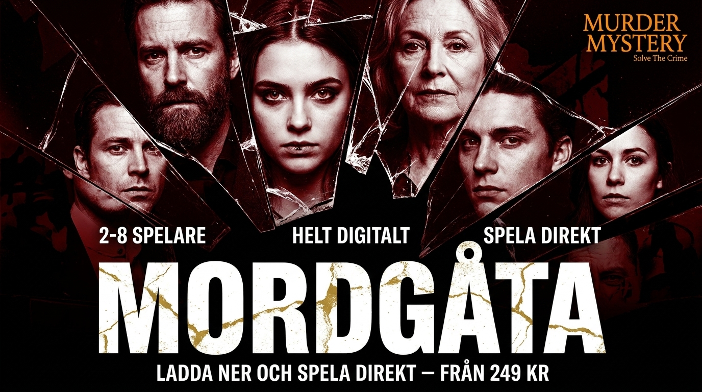 Murder Mystery Facebook ad: Lös en spännande mordgåta ikväll!
