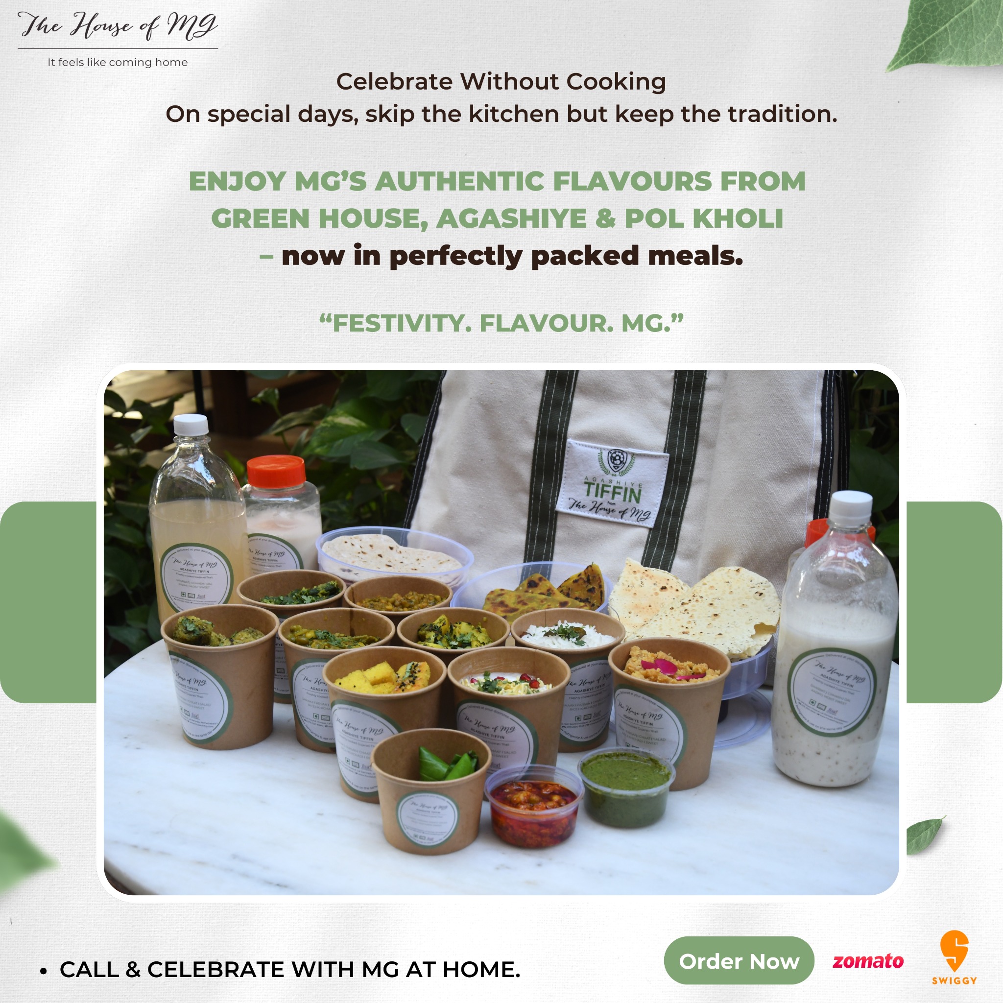 The House of MG Facebook ad: Celebrate your special days without stepping into the…