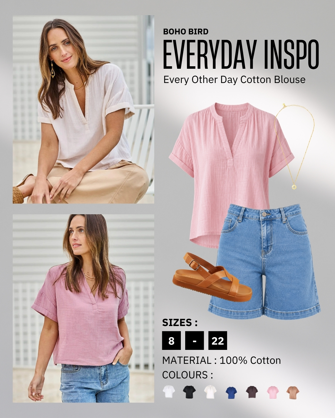 Birdsnest Facebook ad: 4.5 Stars & 6 Colours