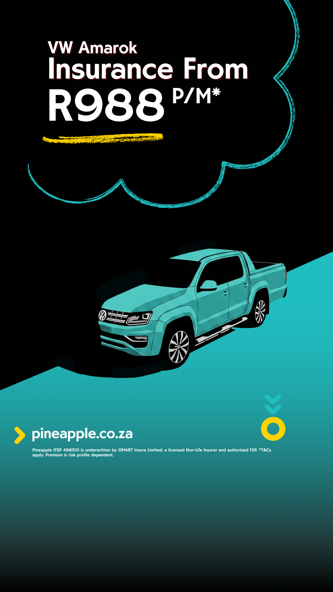 Pineapple Facebook ad