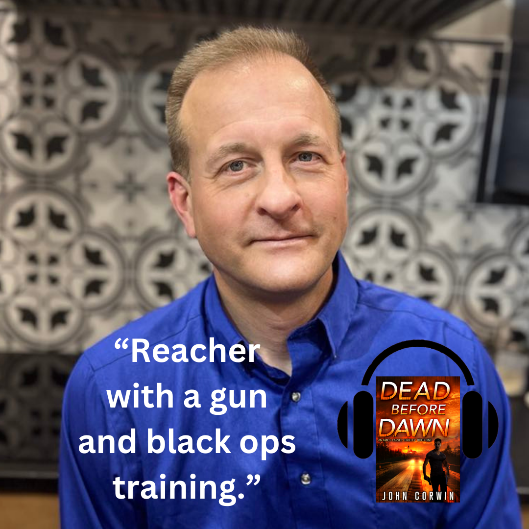 John Corwin Thriller & Fantasy Author Facebook ad