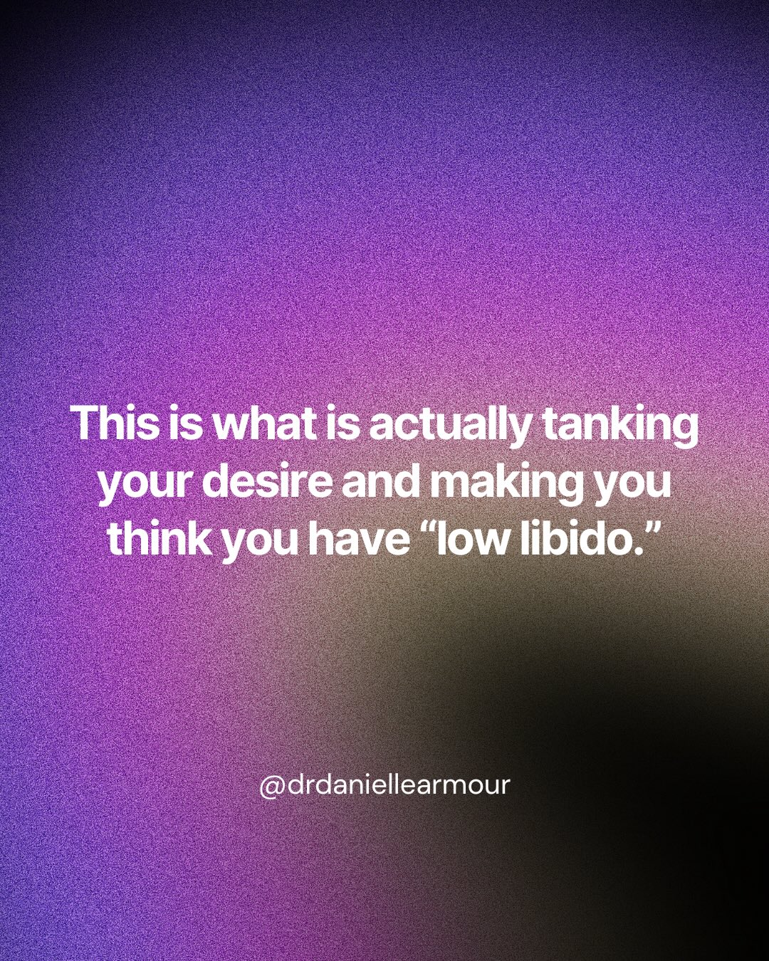 Dr. Danielle Armour, PLLC Facebook ad: How can anyone access their desire living in…