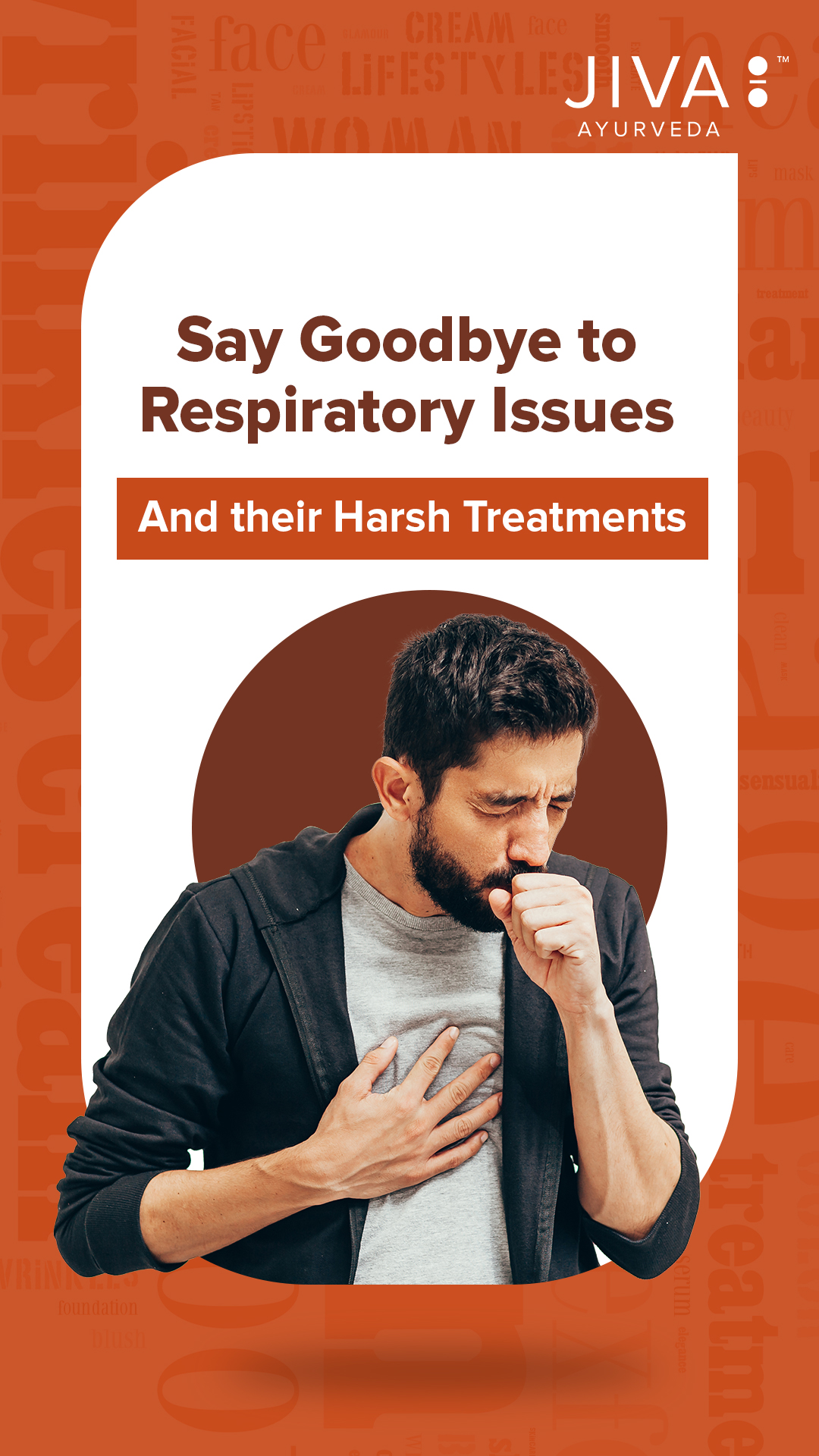 Jiva Ayurveda Facebook ad: Say goodbye to medication-dependent respiratory life!