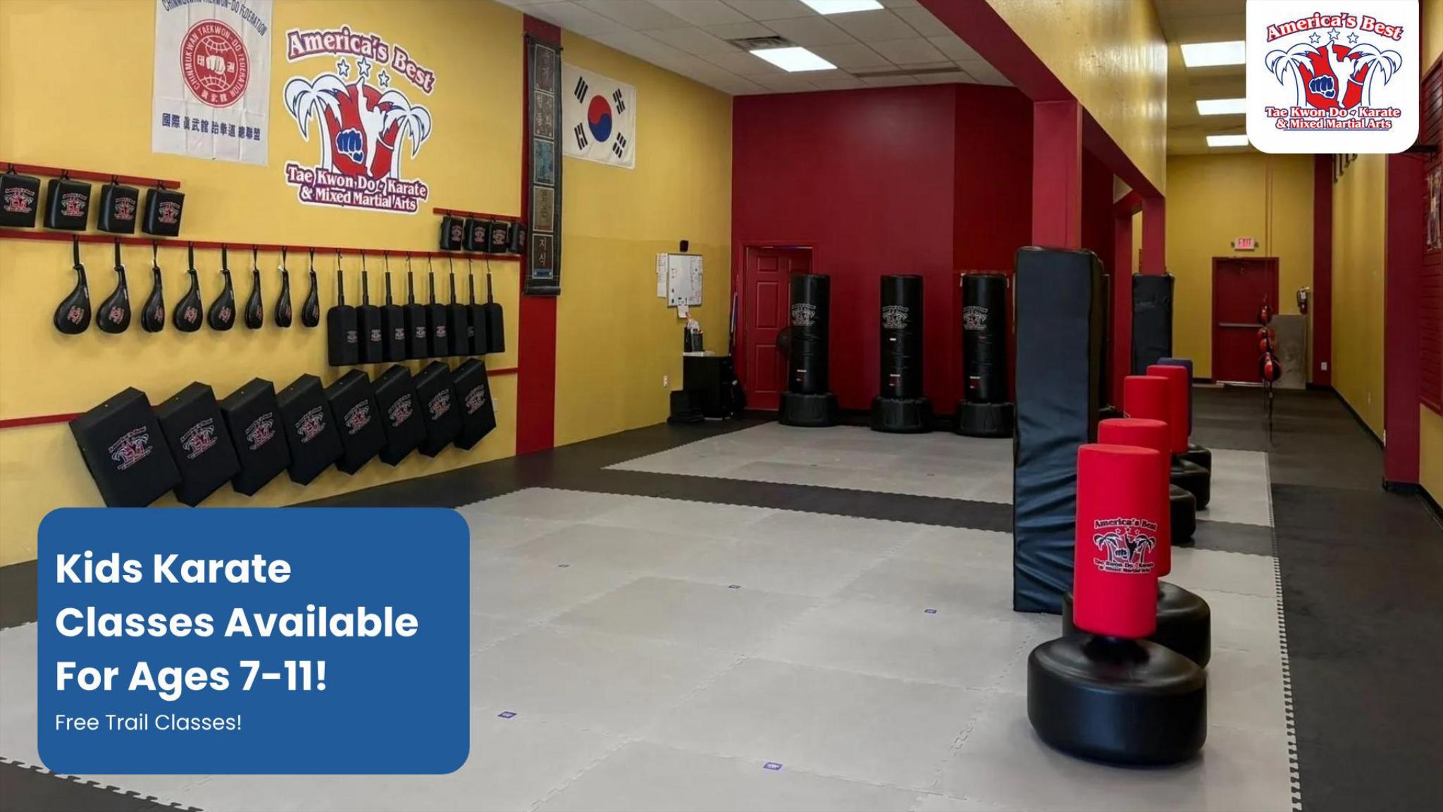 America’s Best Tae Kwon Do-Karate and Mixed Martial Arts Facebook ad: Kids Karate Classes Start Here!