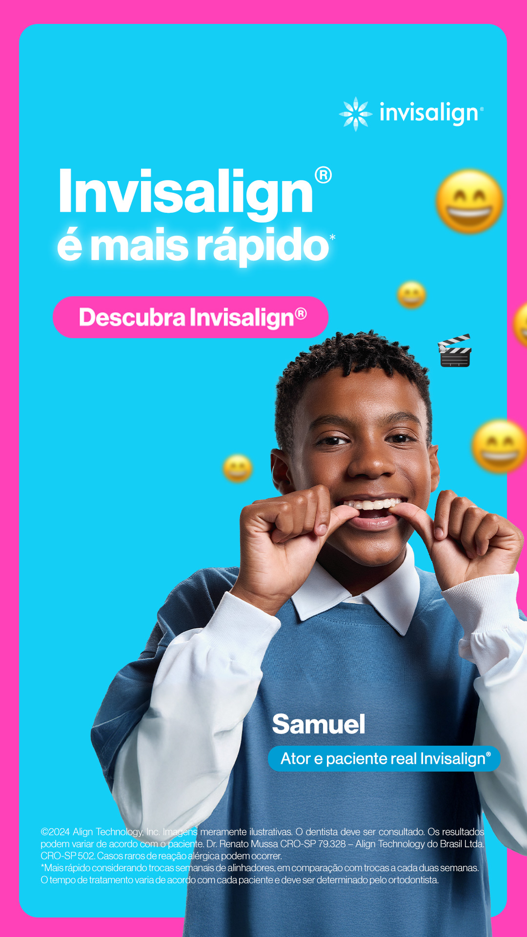 Invisalign Brasil Facebook ad