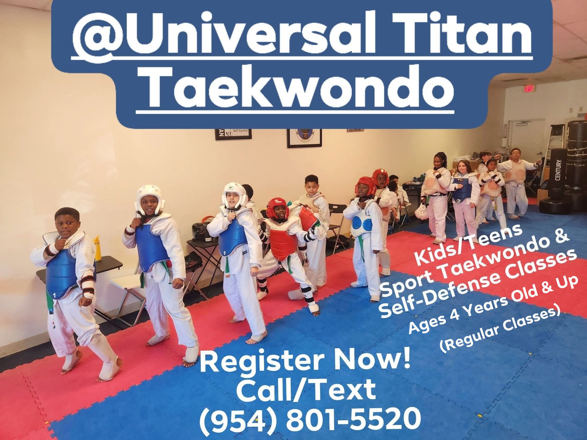 Universal Titan Taekwondo Facebook ad