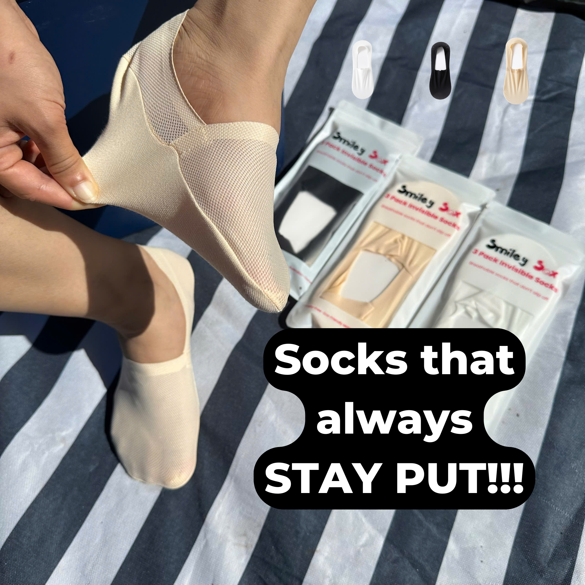 Smiley Sox Australia Facebook ad: Sale Ends Soon