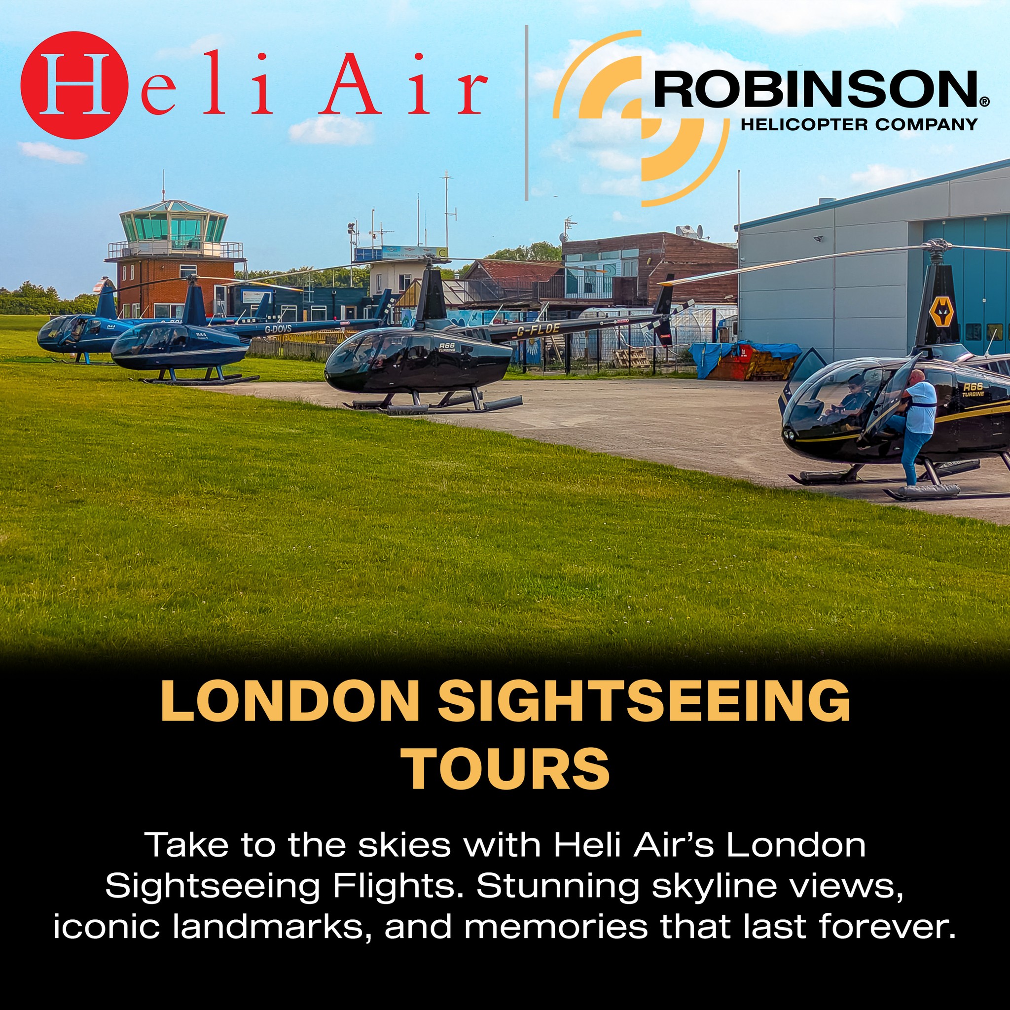 Heli Air Facebook ad: Book Your Flight Tour Today