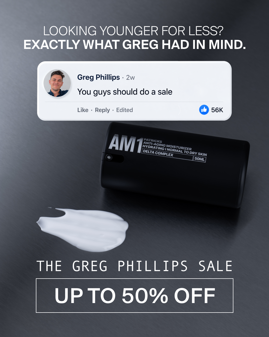 PATRICKS Facebook ad