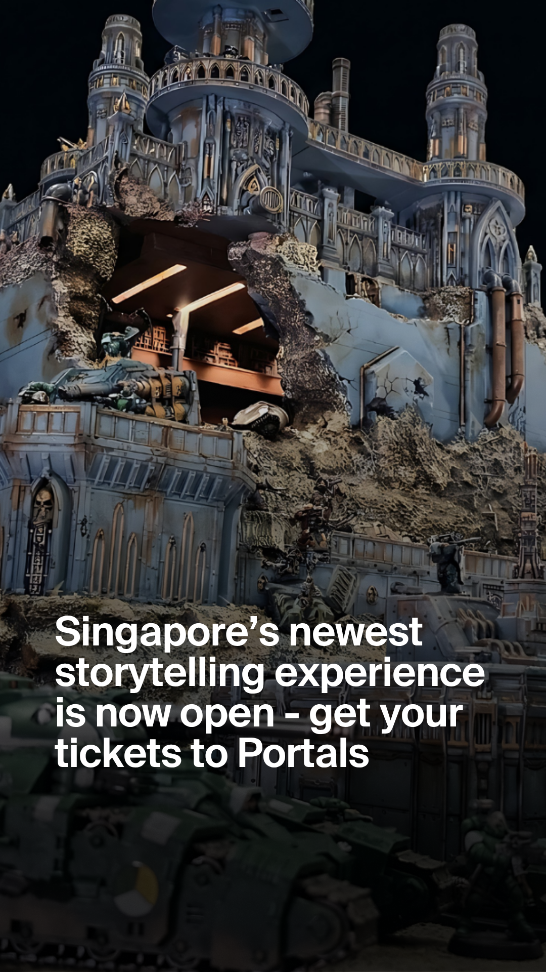 Secret Singapore Facebook ad: Explore eight vibrant worlds of fantasy, science fiction…