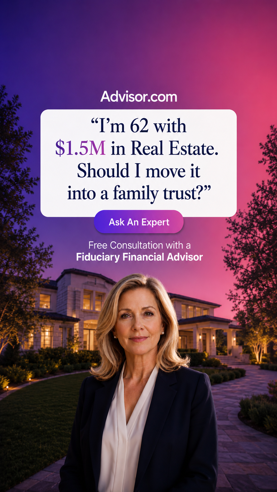 Advisor.com Facebook ad