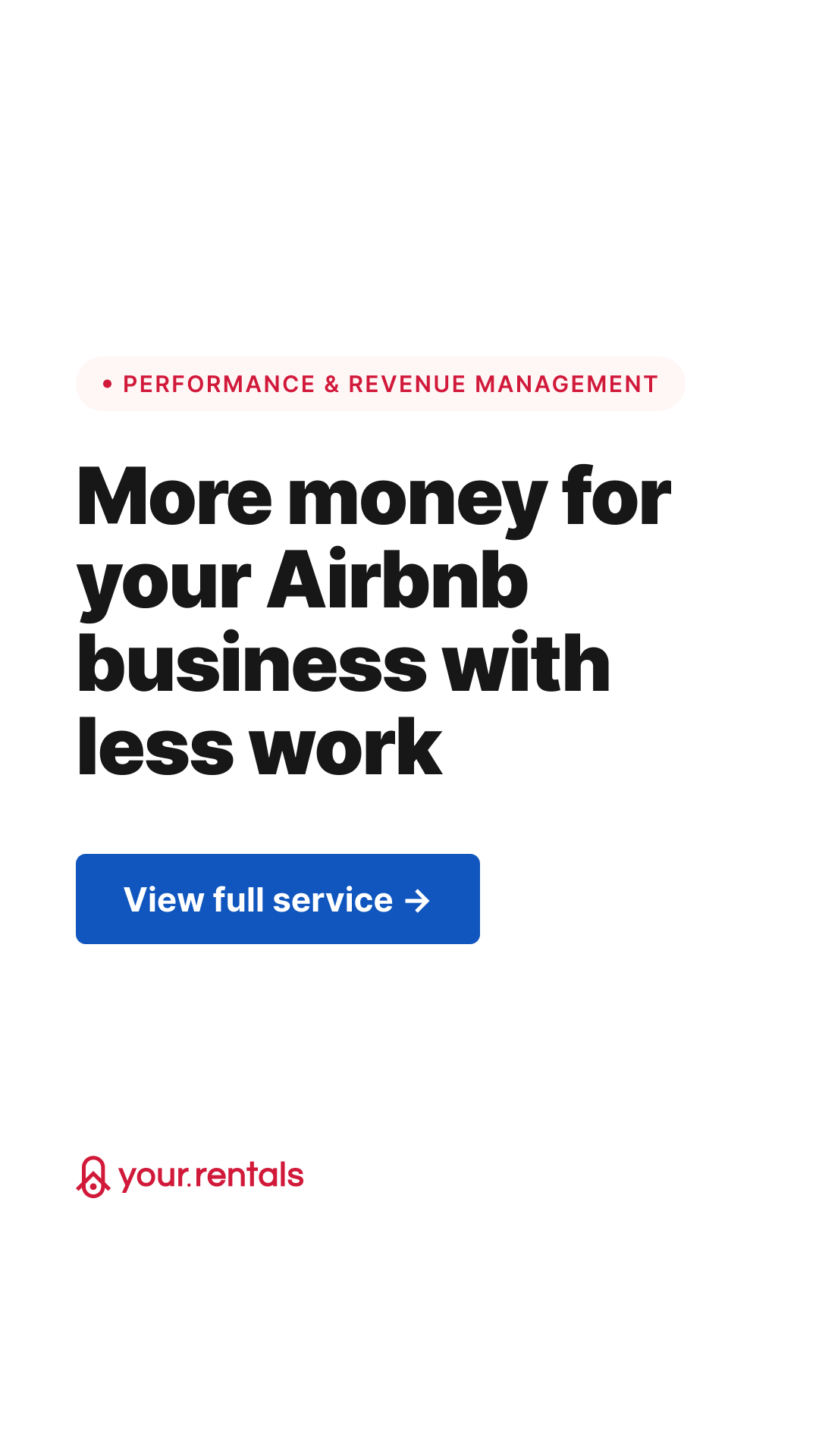 Your.Rentals Facebook ad