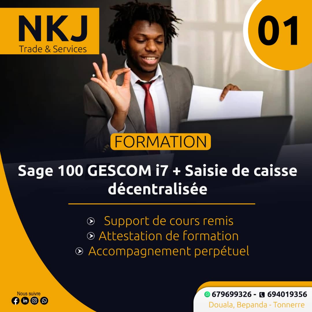 NKJ Trade & Services Sarl Facebook ad: LIEU: DOUALA BEPANDA TONNERRE