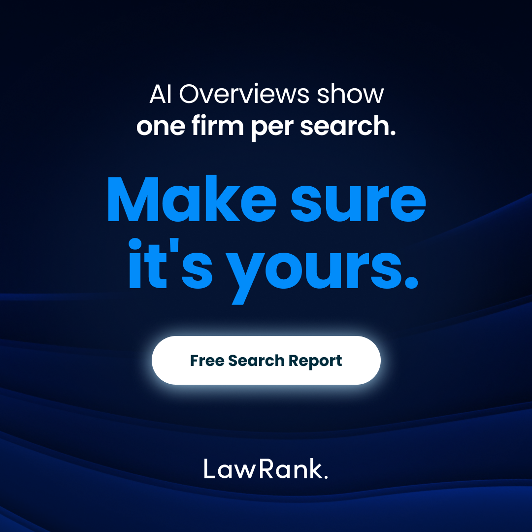 LawRank Facebook ad
