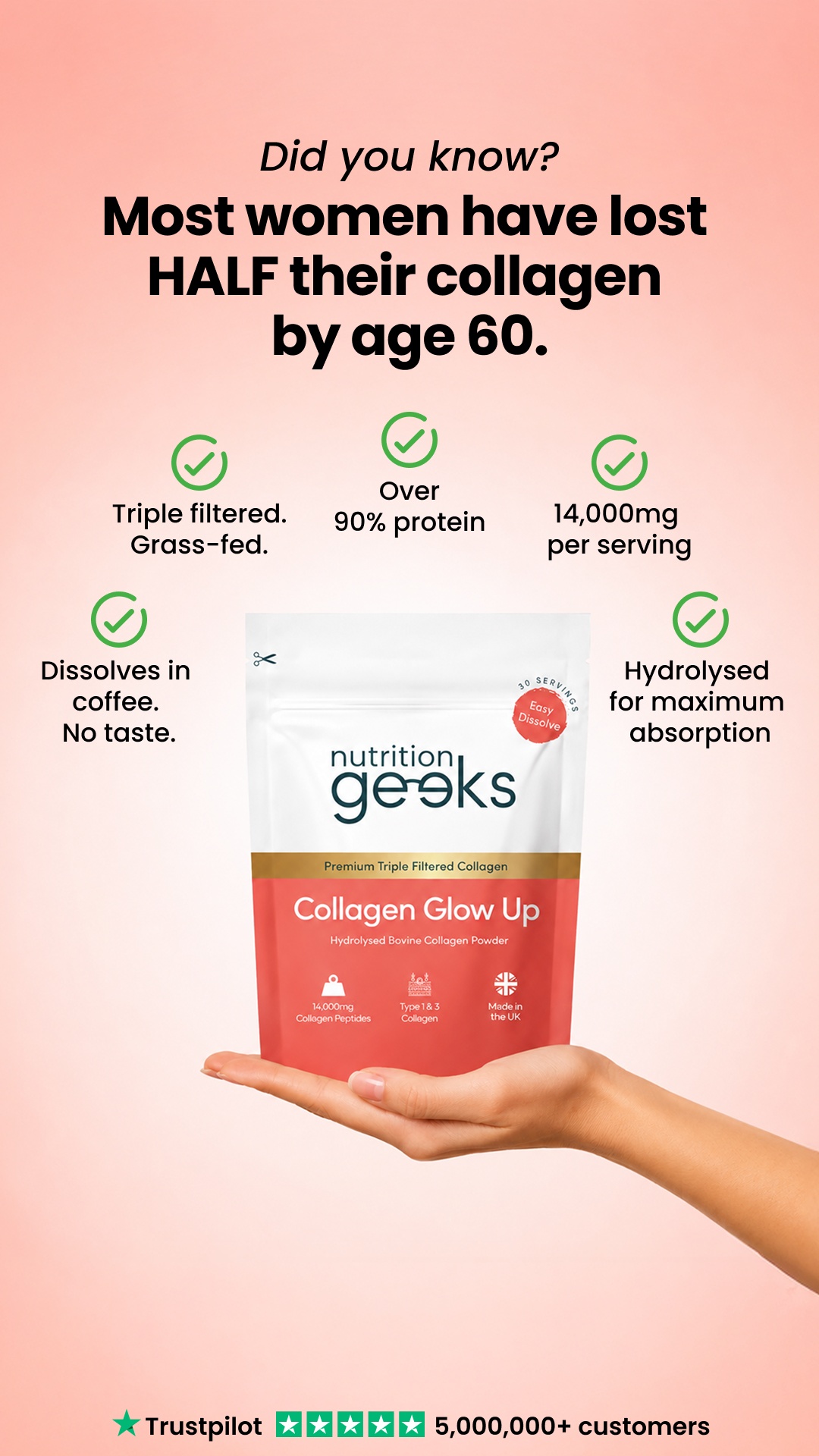 Radiant Over 40 Facebook ad