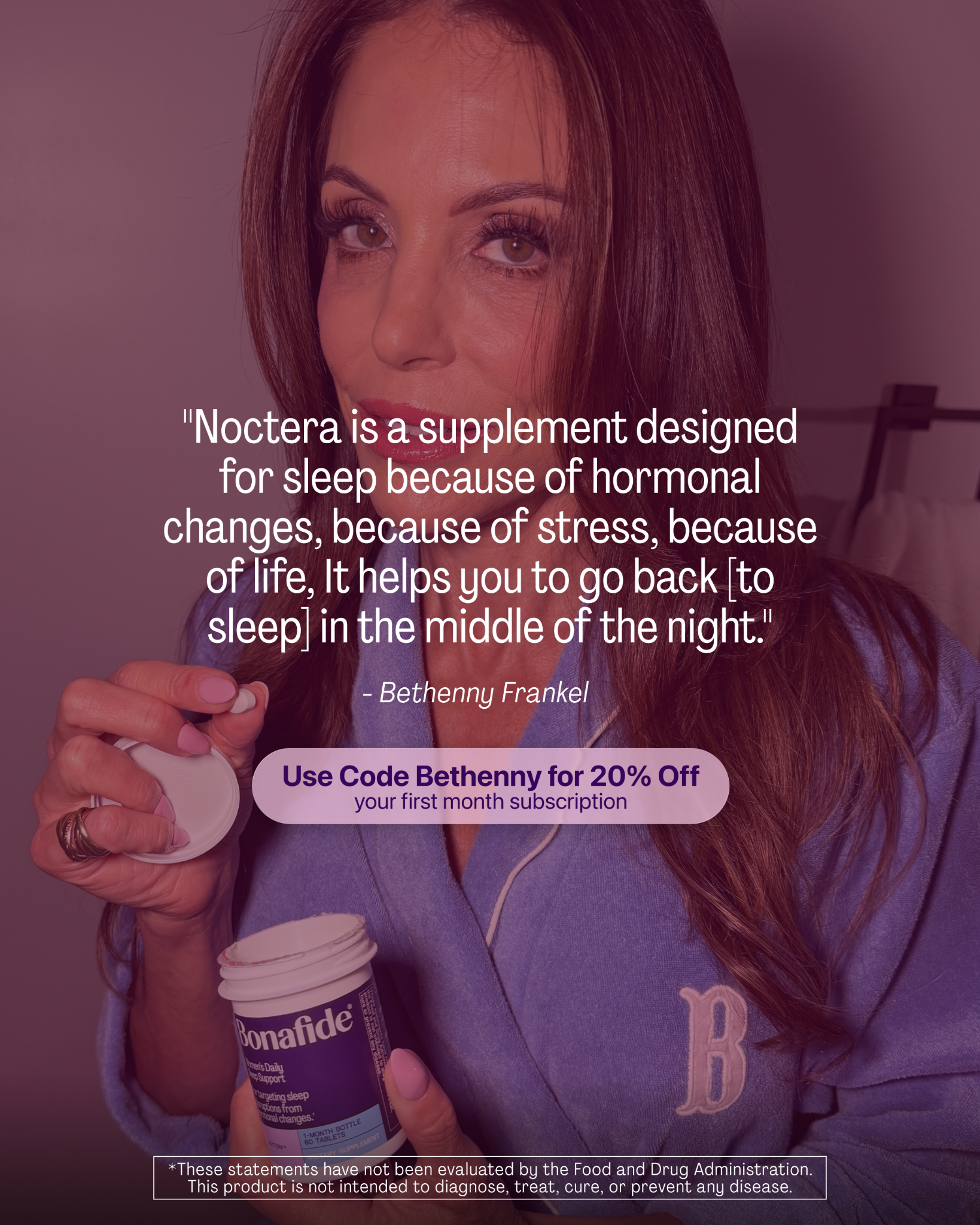Bethenny Frankel Facebook ad