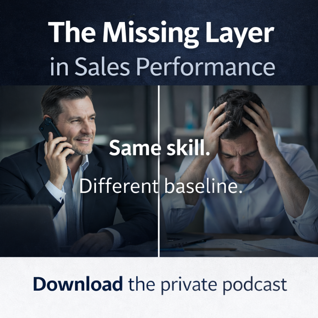 Breakthrough Mastery Facebook ad: Salespeople, download the private podcast