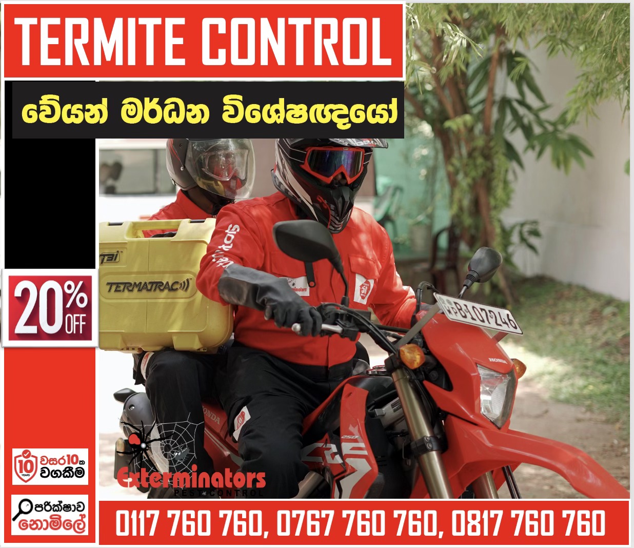 Exterminators PLC Facebook ad