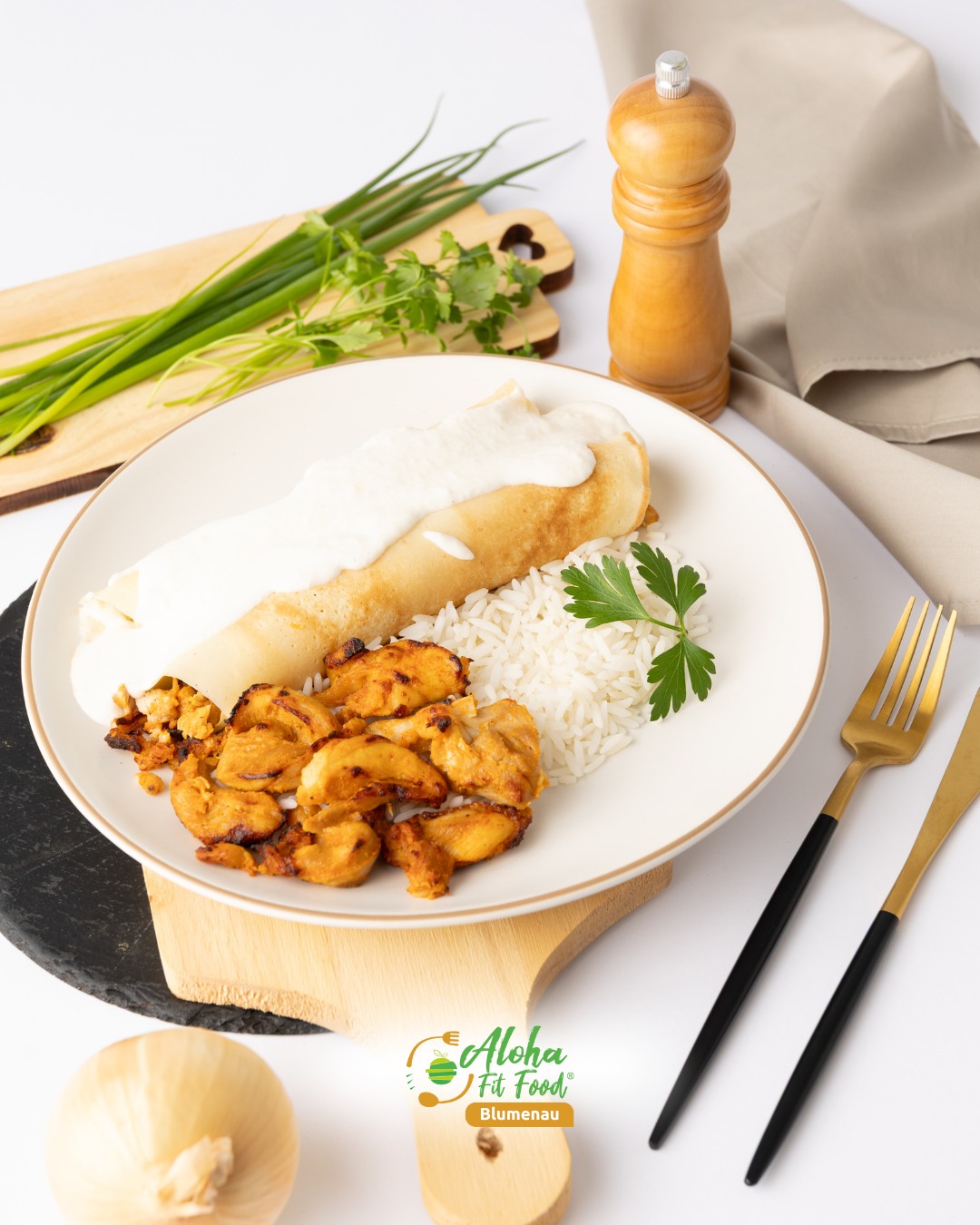 Aloha Fit Food Blumenau Facebook ad