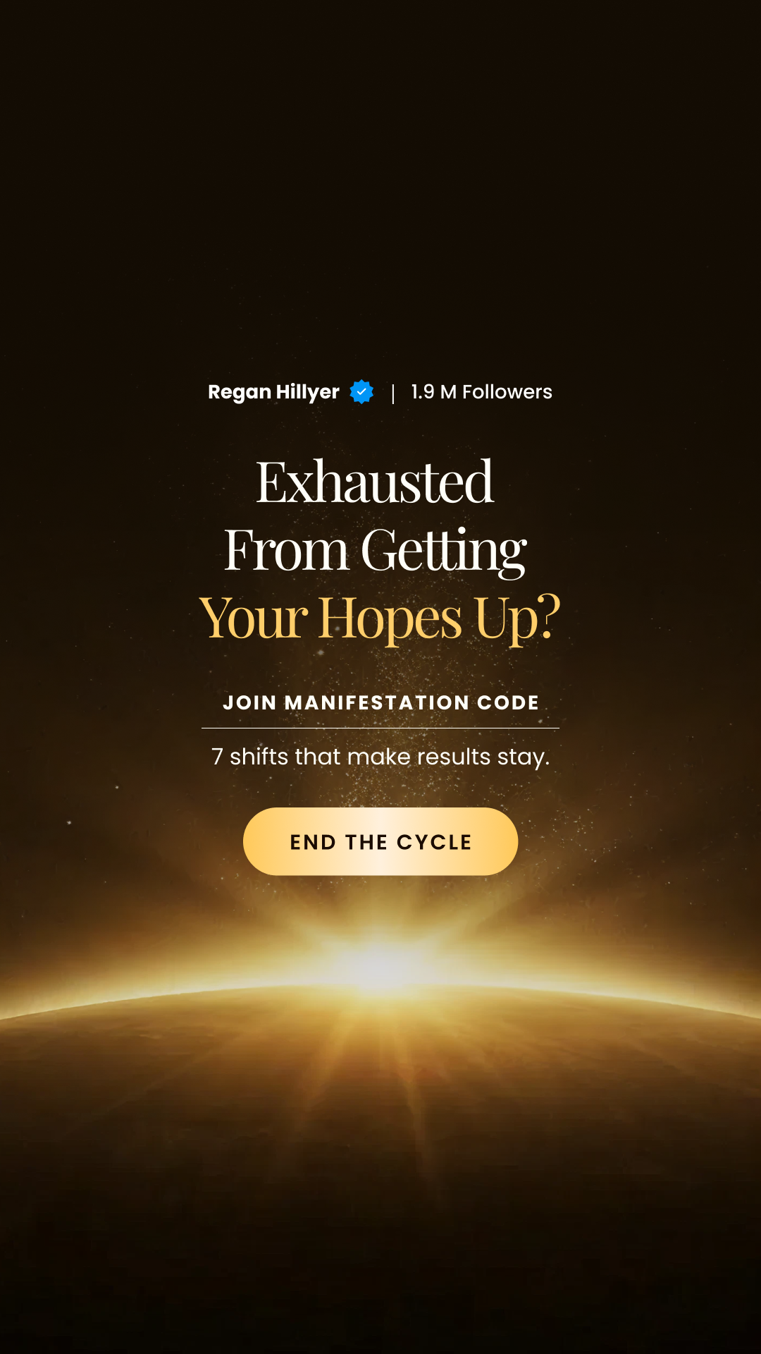 Regan Hillyer Facebook ad