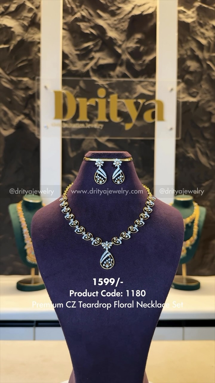Dritya Jewelry Facebook ad: Price: ₹1599 • Comment 1180 below to get…
