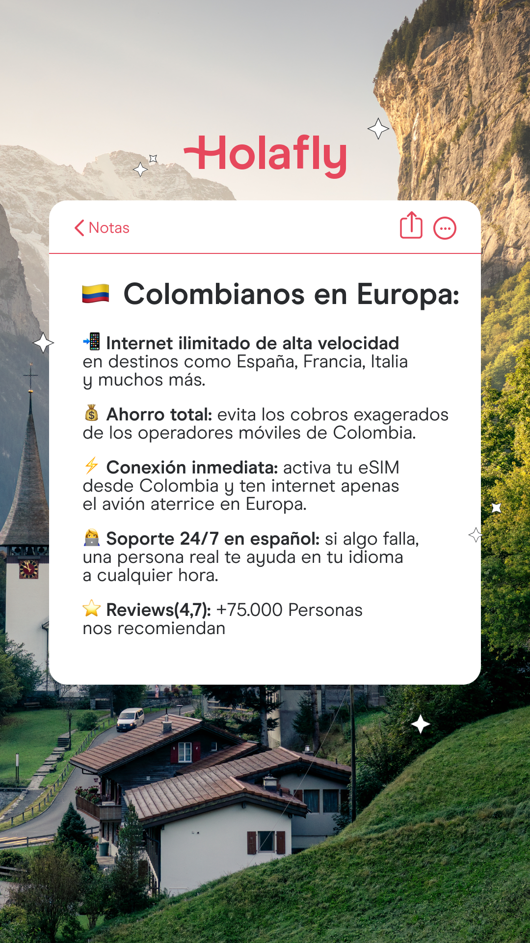 Holafly - Español Facebook ad