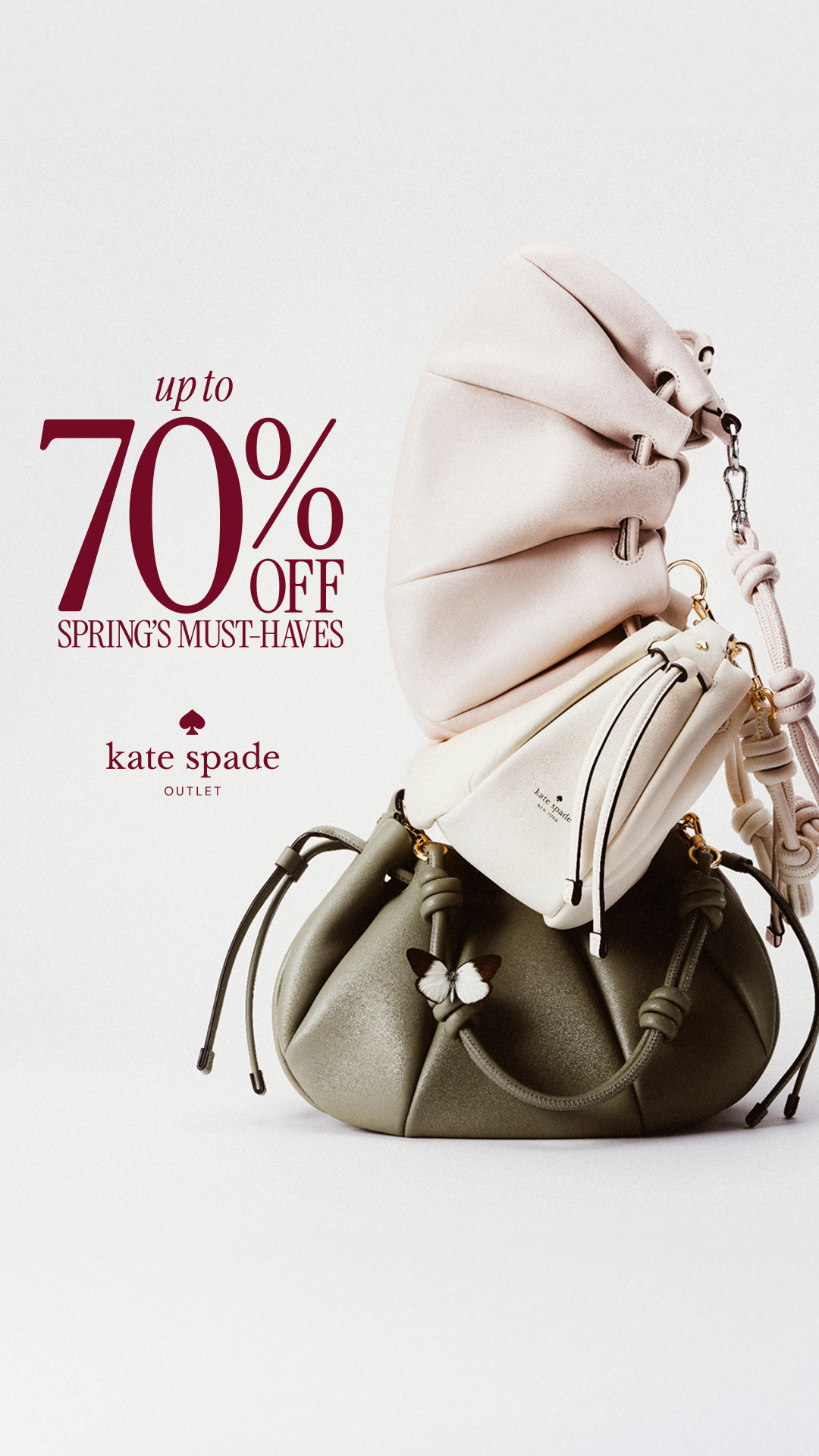 kate spade new york Facebook ad