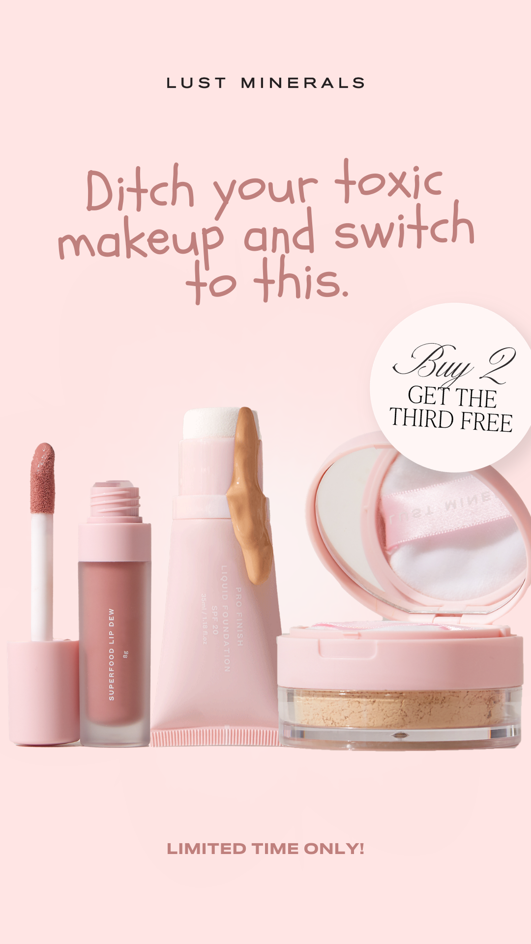 Lust Minerals Facebook ad