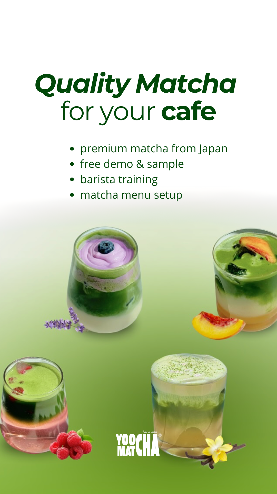 Yoocha Matcha Facebook ad