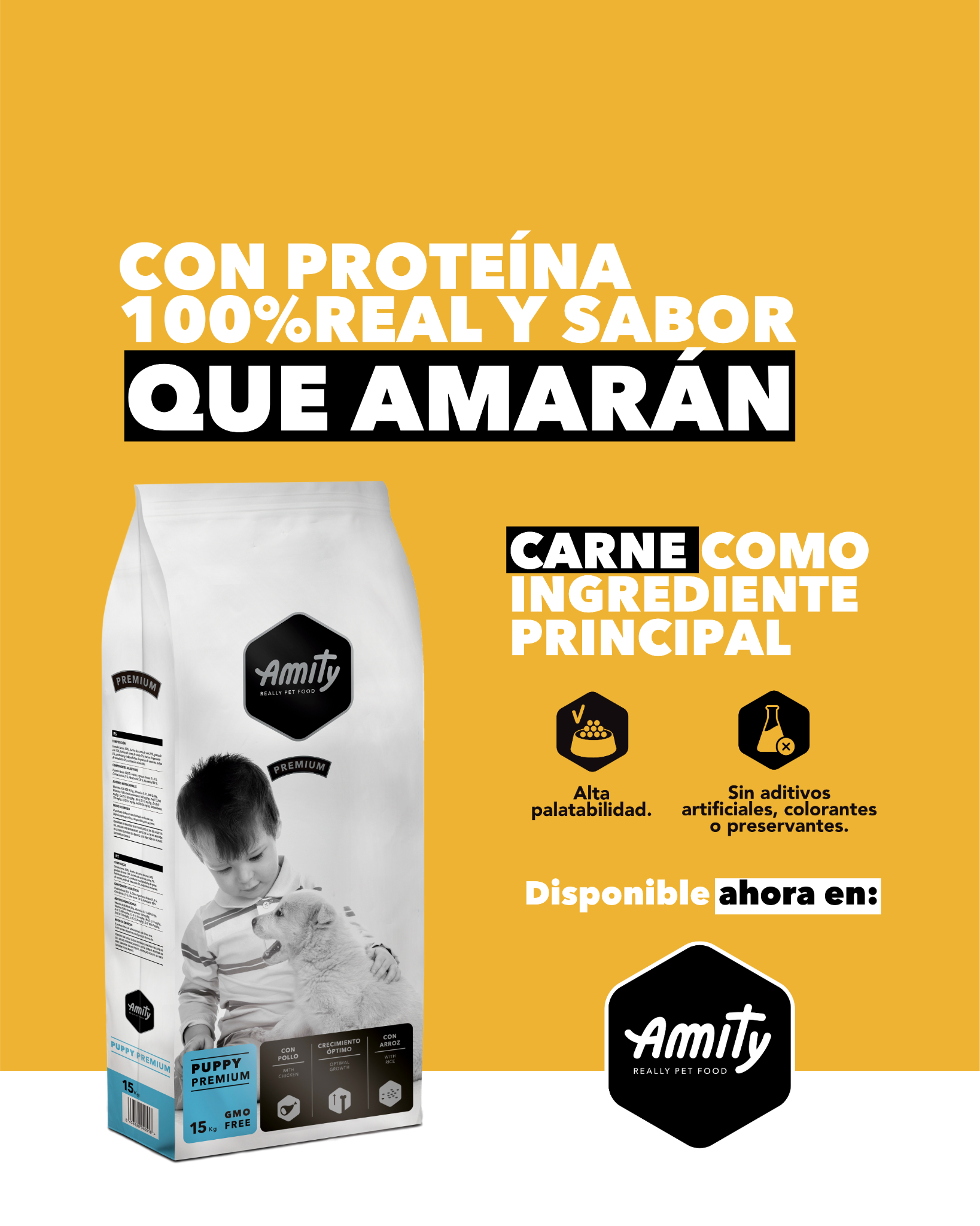 Amity Pet Food CR Facebook ad: Sí, escuchaste bien.