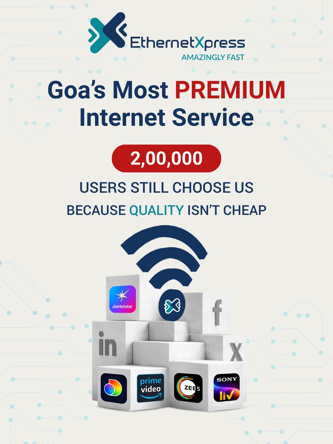 Ethernet Xpress Facebook ad