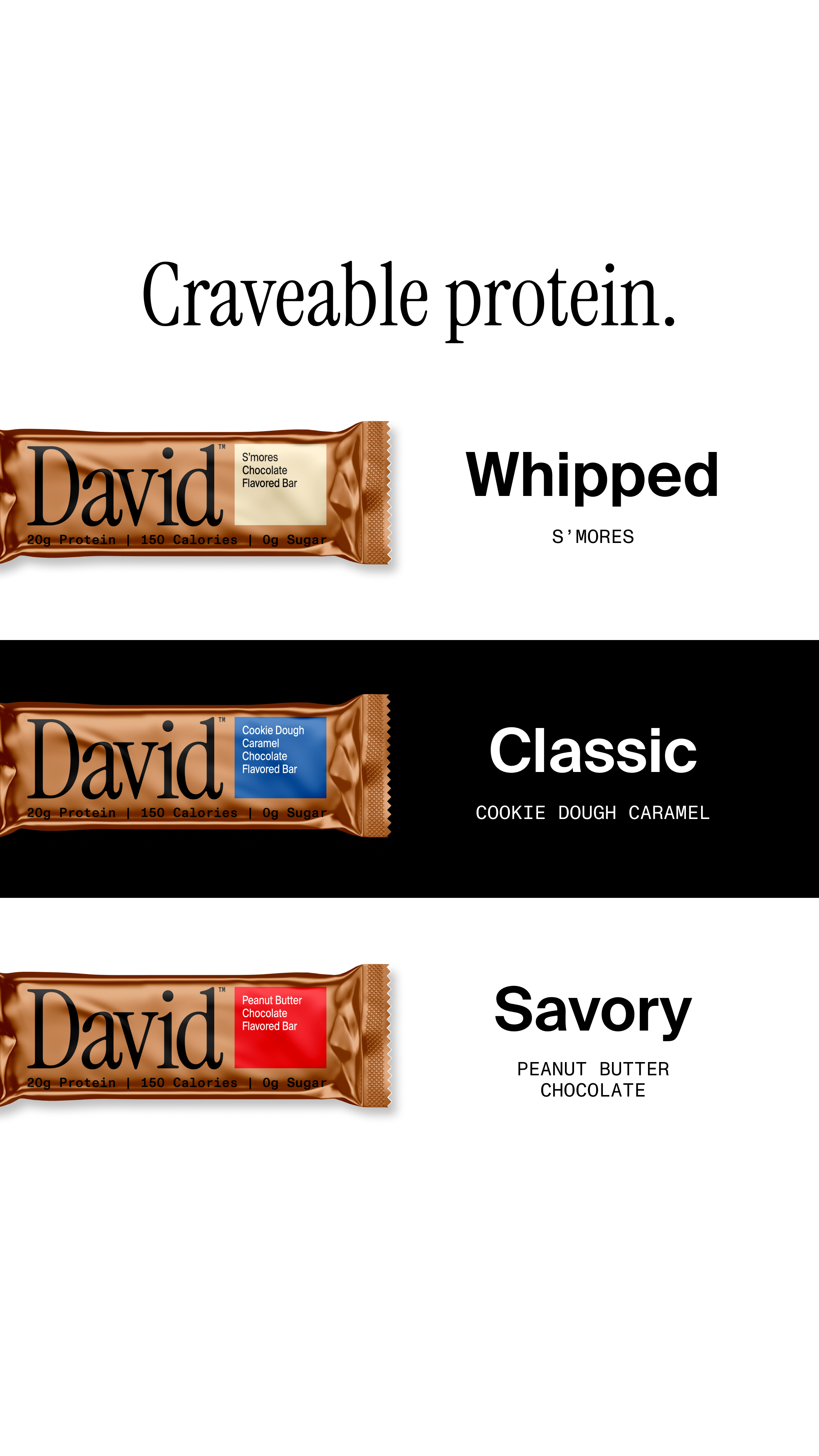 David Protein Facebook ad