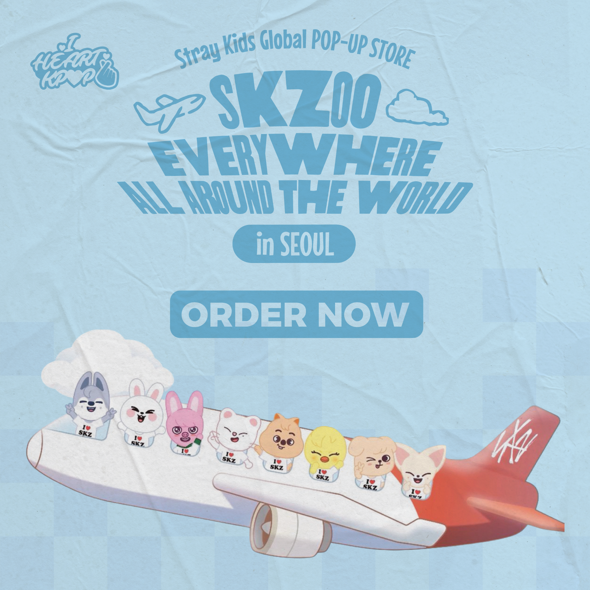 I HEART KPOP Australia Facebook ad: SKZOO Everywhere All Around the World Global Pop Up