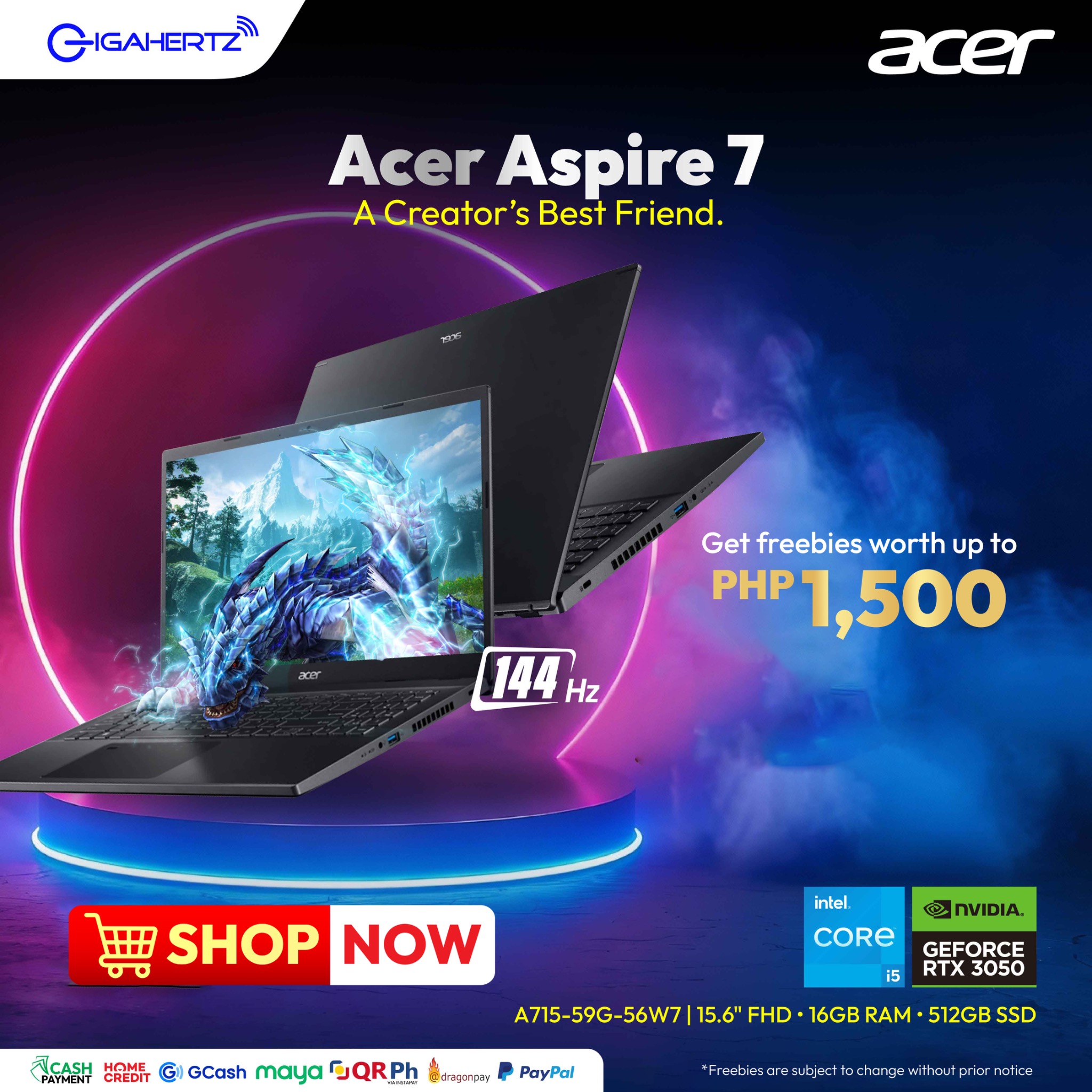 GigaHertz Facebook ad