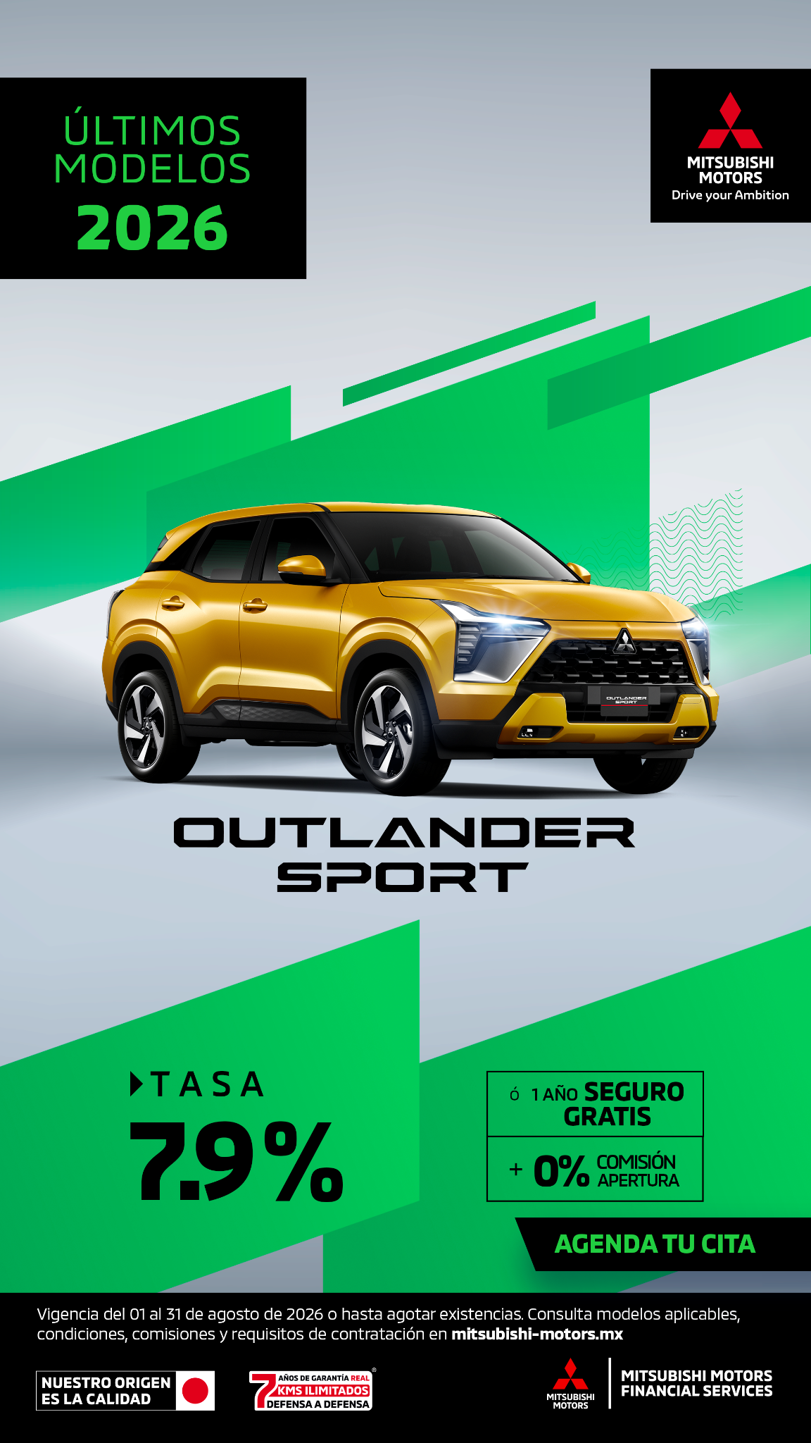 Mitsubishi Motors De México Facebook ad