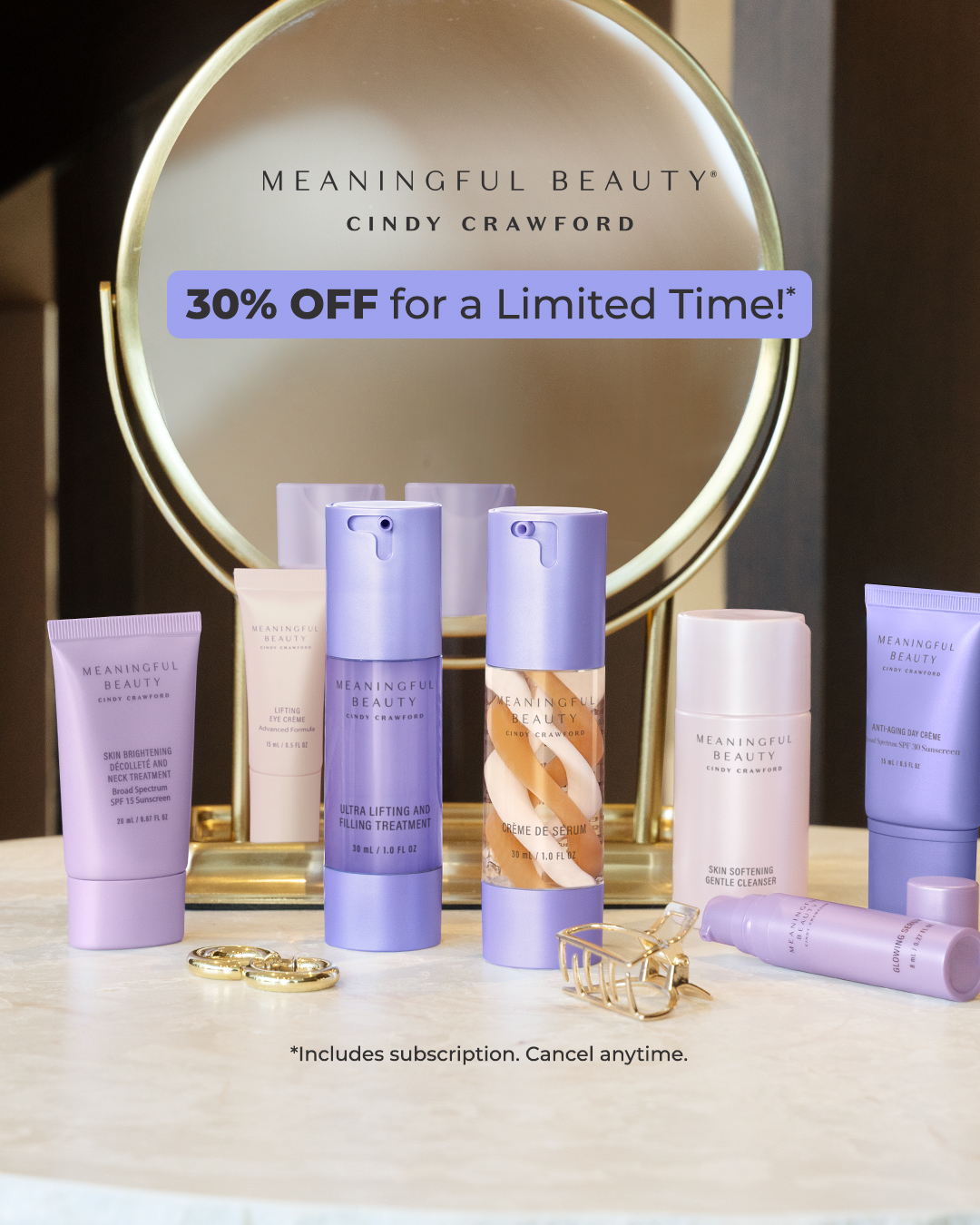 Meaningful Beauty Facebook ad