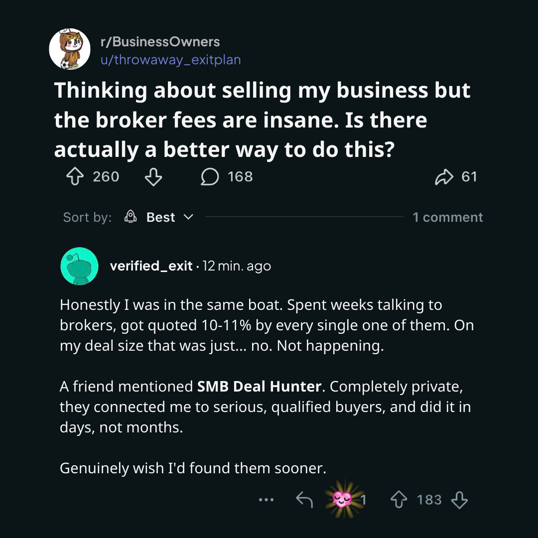 SMB Deal Hunter Facebook ad