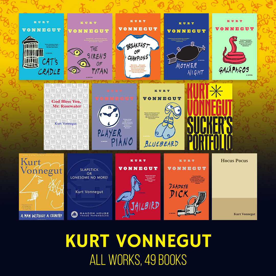 Thriller and Horror Books Facebook ad: The Collected Works of Kurt Vonnegut