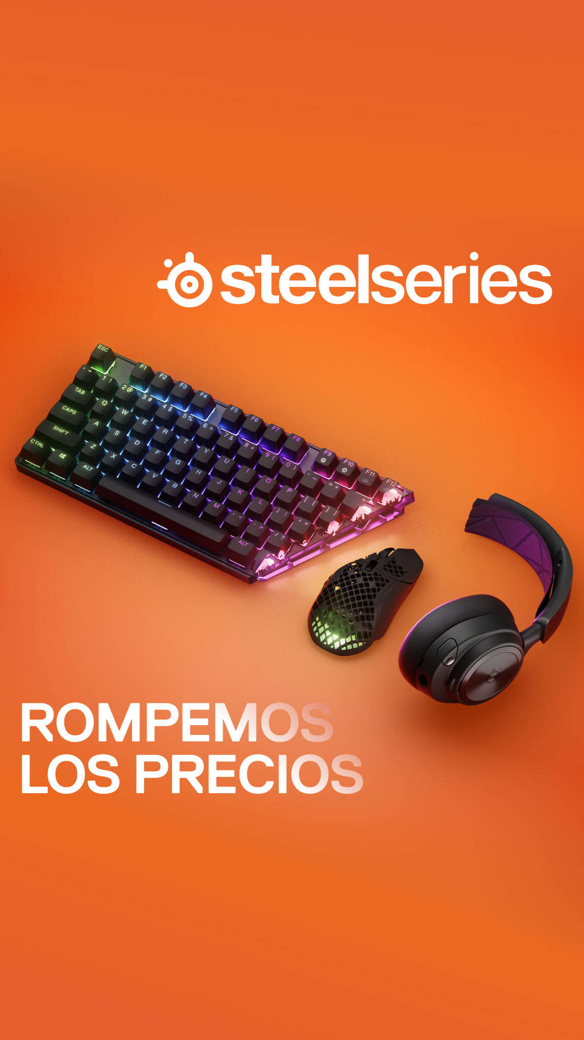 SteelSeries Facebook ad: Rebajas SteelSeries en PcComponentes