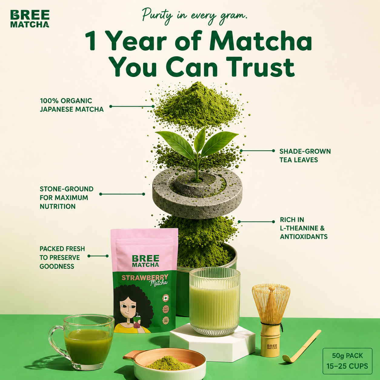 Bree Matcha Facebook ad